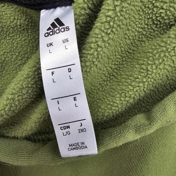 Adidas pro sport basketball club green pullover hoodie men's size large - Picture 10 of 10